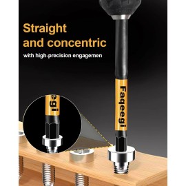 Unbranded 4-Inch Long Hex Bit Set 20PCS (Metric & SAE)  Impact Allen Wrench/Key Drill Bit