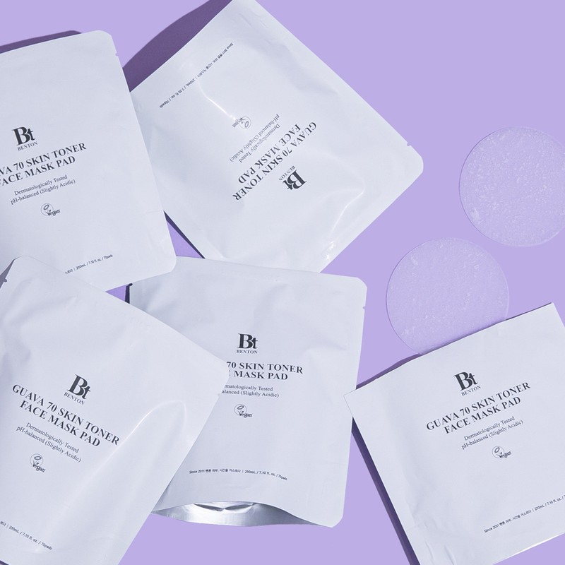 benton 1 Benton Guava 70 Skin Toner Calming Pad Pack