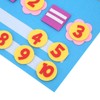 Math Busy Board, Felt Board Finger Numbers Counting Toy Felt
