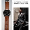 PCAVO Leather Watch Band for Garmin Fenix 3 HR/5/5x /