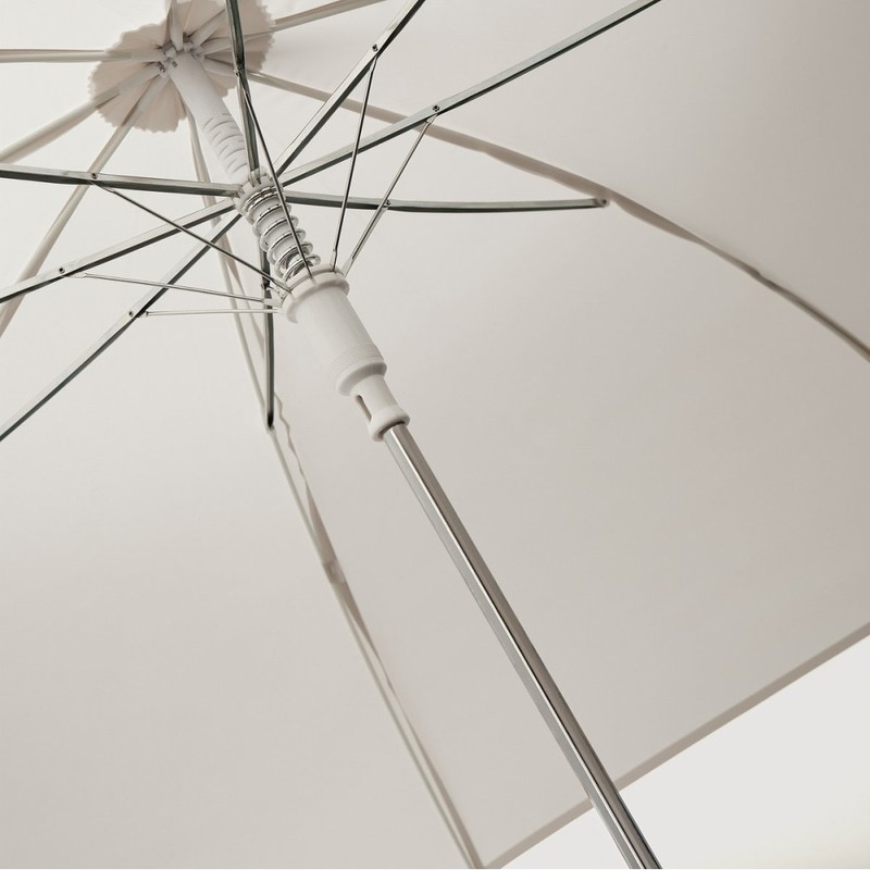 JAJU [JAJU] Opaque Color Long Umbrella_Beige