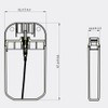 DeaHea 5 Pack Slim Spray Bottles Perfume Atomizer with String