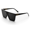 Heat Wave Visual Clarity Ladies Black Sunglasses in Black Polarized