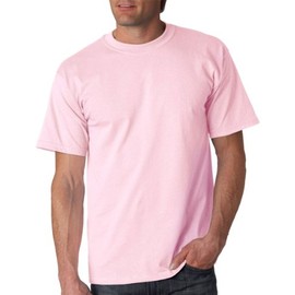 Gildan G200 Unisex Adult, T-Shirt. Light Pink