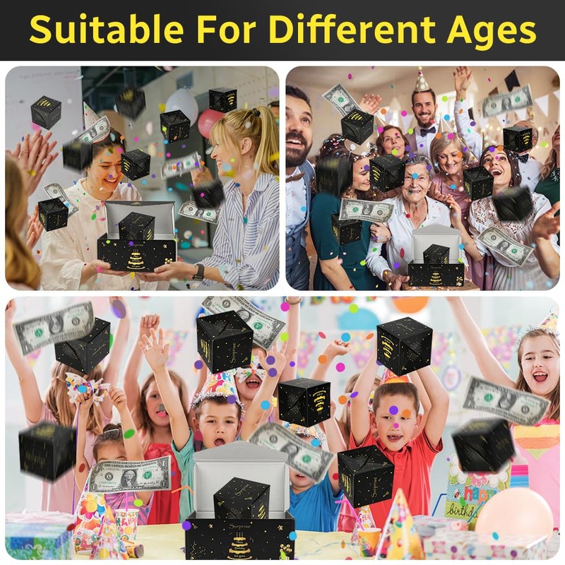 ANOMM Birthday Exploding Gift Boxes, Pop Up Gift Box, Surprise