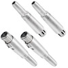 Togconn 1/4" TRS to XLR Female Adapter 4 Pack, 6.35mm