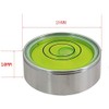 UMEI Aluminium Bubble Level 25x10mm, High Precision Green Water Spirit