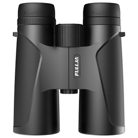 FULLJA 12x42-Compact-Waterproof Binoculars for Adults - Lightweight Binoculars for Women Girl, Easy to Focus High Power Binoculars with BAK4 Prism Lens for Bird Watching, Hiking, Hunting, Sports event
