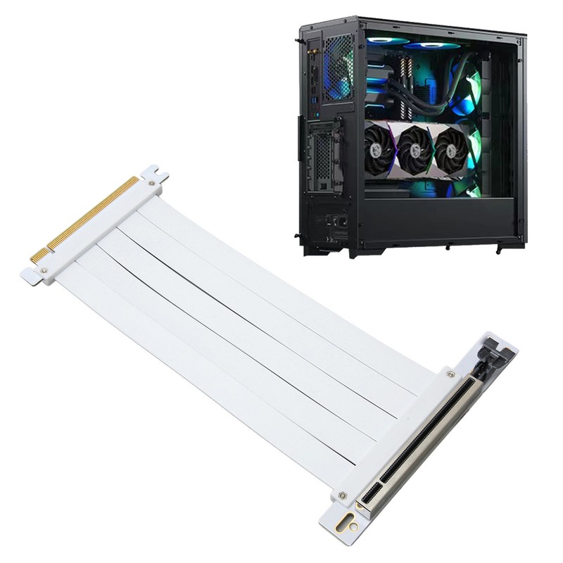 PCIE 4.0 X16 Extender 128GB/bsp Right Angle EMI Shielding Plug