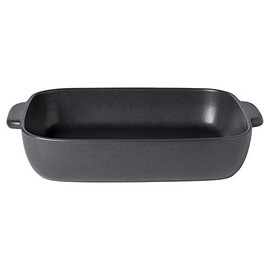 Casafina Ceramic 19.25" x 12.25" Rectangular Baker - Pacifica Collection, Seed Grey | Oven & Dishwasher Safe Bakeware | Food Safe Glazing | Restaurant Quality Dinnerware