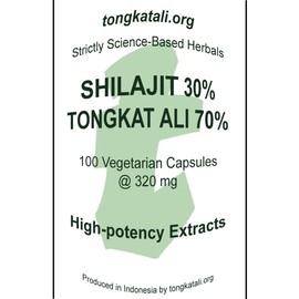 Shilajit Extract, 100 Vegetarian Capsules of 320 mg