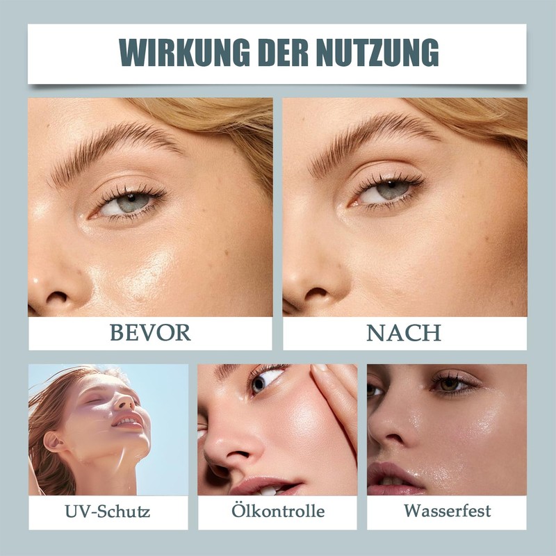 Mineral Sonnenschutz Puder, SPF 35 Matte Sunscreen Loose Powder mit