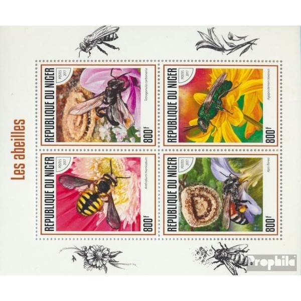 niger 5202-5205 Sheetlet (complete. issue.) unmounted mint/never hinged ** MNH