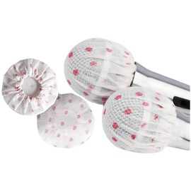Namvo Disposable Microphone Cover Mic Cover Protective Cap, Non-Woven Microphone Cover Windscreen for KTV Recording Room News Gathering Pack of 100