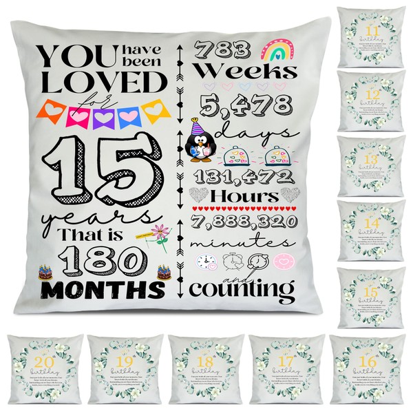 SAMAR 15 Years old Birthday gift idea, Cushion cover pillow