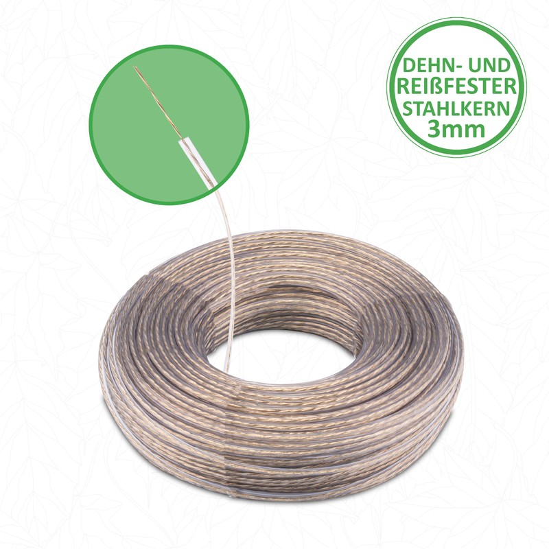 SimplySmooth 3 mm Washing Line 50 m Extra Strong Thanks