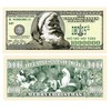 Modern Santa Claus Million Dollar Bill in Bill Protector