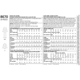 Simplicity Sewing Pattern H0199 / 8670 - Misses' Knit Costume, Size: H5 (6-8-10-12-14)