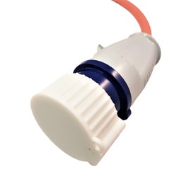 3D Cabin 16 Amp Mains Electric Plug Dust Cover For Motorhome Caravan Camping Campervan Hook Up 110v Transformer Construction Cable Protector Cap - White