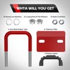 BHock Auto Anti Rattle Hitch Clamp, Hitch Tightener 2 Inch