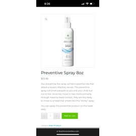 Lice  Clinic Preventive Detangling Hair Spray