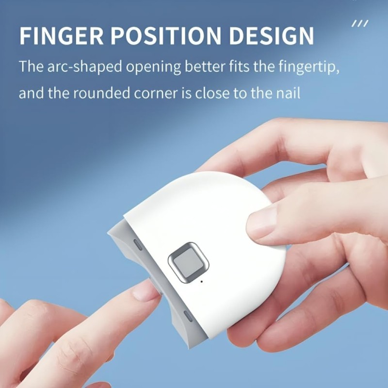 Automatic Electric Nail Clipper, 2 Speed Fingernail Trimmer, Electric Nail
