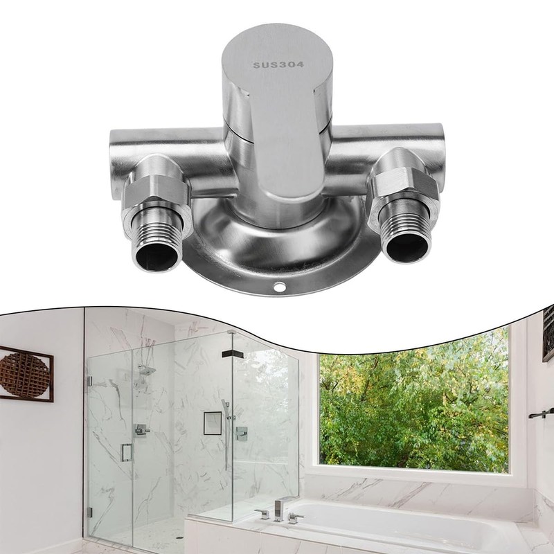Laroal Modern Wall Mounted Shower Faucet Shower Taps Bar With