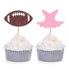 Tutu or Football Cupcake Toppers for Gender Reveal Party Decorations