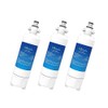Three x Fridge Water Filters for Grundig SBS BEKO 4874960100