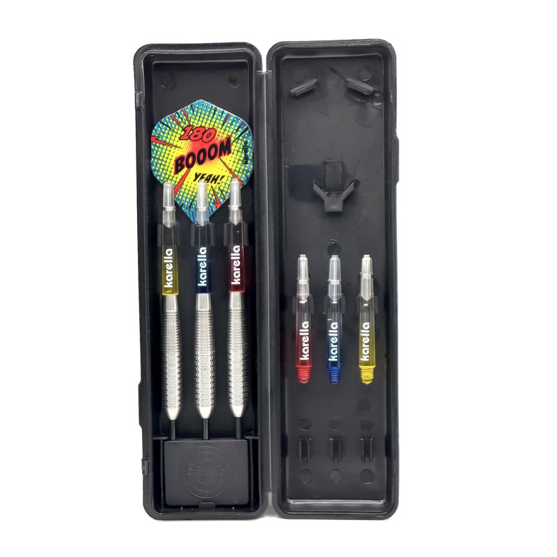 Karella Darts Comic-Line 80% Tungsten Professional Steel Darts, 5 Models,
