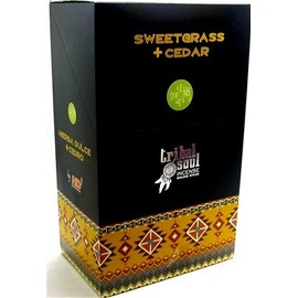 Tribal Soul Incense Smudge Stick Scents | Premium Quality Incense Stick (Box of 12) (SweetGrass Cedar)
