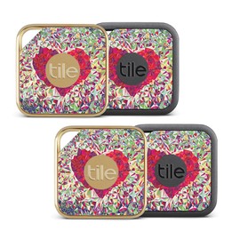 MightySkins Skin Compatible with Tile Pro Sport and Style Smart (Pack of 4 Skins) - Stained Heart | Protective, Durable, and Unique Vinyl wrap Cover | Easy to Apply, Remove | Made in The USA