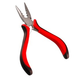 Wellrun 3-Hole Hair Extension Pliers for Micro Rings,Professional Nano Beads Hair Extension Tool with Non-Slip Grip for Installing and Removing Micro Links,Fusion Bond