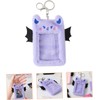 Plush Card Holder con Clip Protector para Tarjetas Id y