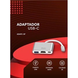 Select Sound Adaptador USB C a HDMI, 3 en 1 Multipuerto