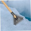 FUNOMOCYA Ice Shovel Snow Removal Tool Metal Ice Breaking Shovel