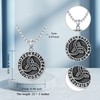Viking Pendant Necklace with Tree of Life 925 Sterling Silver
