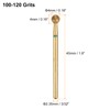 sourcing map 10pcs 100-120 Grits Diamond Grinding Bit 4mm Ball