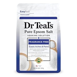 Dr Teal's Dr Teal's Epsom Salt Magnesium Soak, Fragrance-Free, 4 lbs