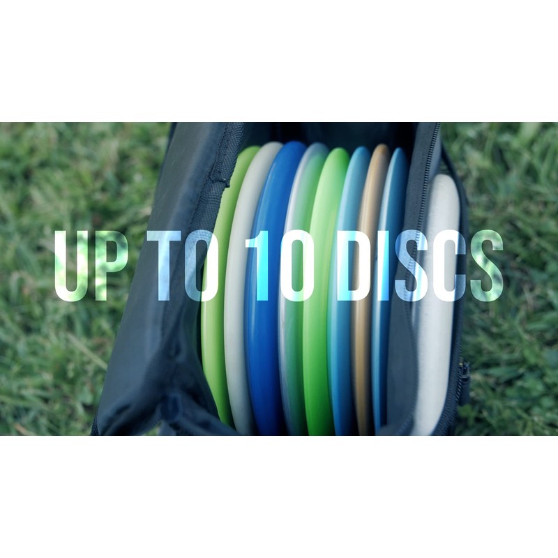 DGA Disc Golf Starter Disc Golf Bag (Red), 5 Pocket