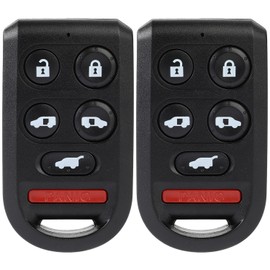 SELEAD Flip Key Fob 6 Buttons Keyless Entry Remote for 2005-2010 for Honda Odyssey OUCG8D-399H-A-2pcs