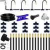 Drip Irrigation, 15 m 360° Curved Watering System Garden, Automatic