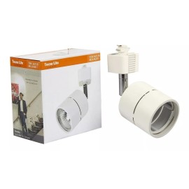 Tecnolite Lampara Techo Riel 50 W Blanco Socket Gu10 Ysn-367l/b Tecnolite