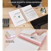 Pink Spiral Notebook Journal,360 Pages College Ruled Notebook, Lined Thick