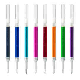 Pentel Energel LR7 BL77/BL57/BL37 Refill 0.7mm 8 Colours - Black, Blue, Red, Green, Orange, Pink, Sky Blue, Purple