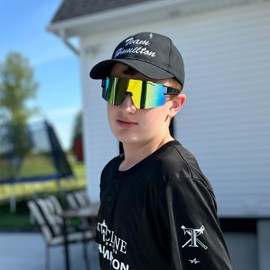 FMY Polarized Cycling Glasses Youth Baseball Glasses for Men Women,UV400 Protection Sports Sunglasses for Running Driving