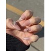 [Highly recommended nail extension] Rose gold ring owner's nail tip