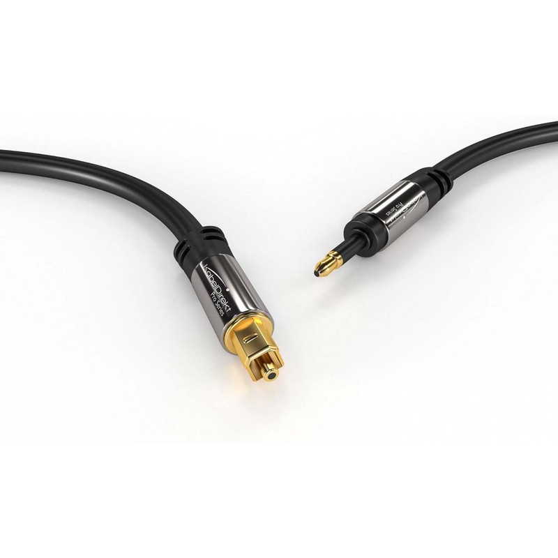 KabelDirekt Mini TOSLINK Audio Cable - 4m - White