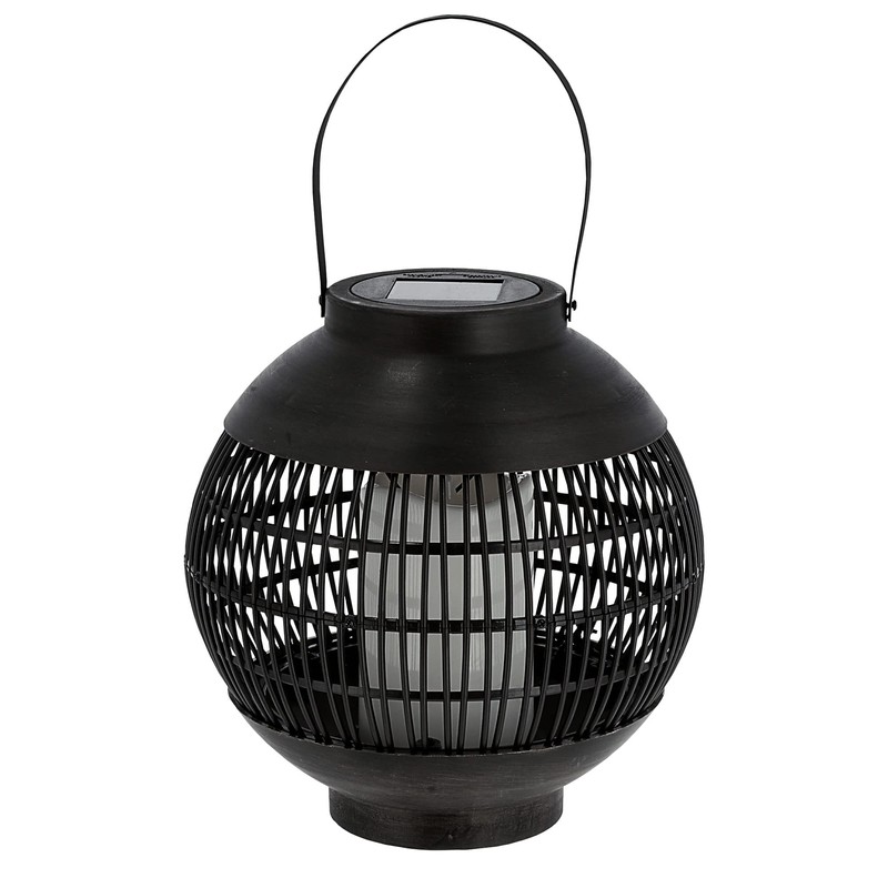 Solar Lantern Handle 15 x 33 cm Plastic Black 12