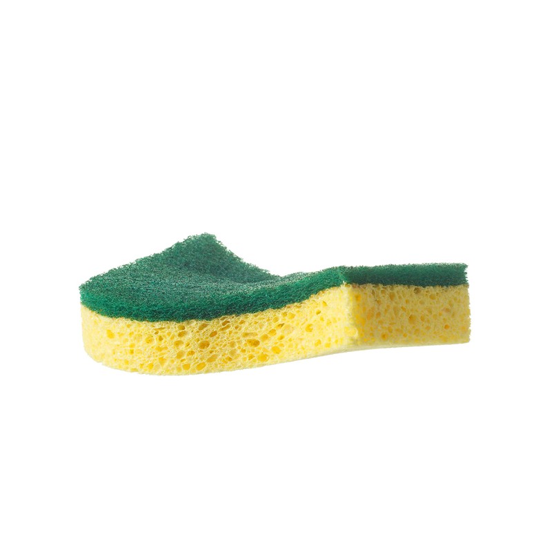 Spontex Scheuerschwamm Anti-Fett, 32 Stück, saugstarker Reinigungsschwamm, waschbar, für alle